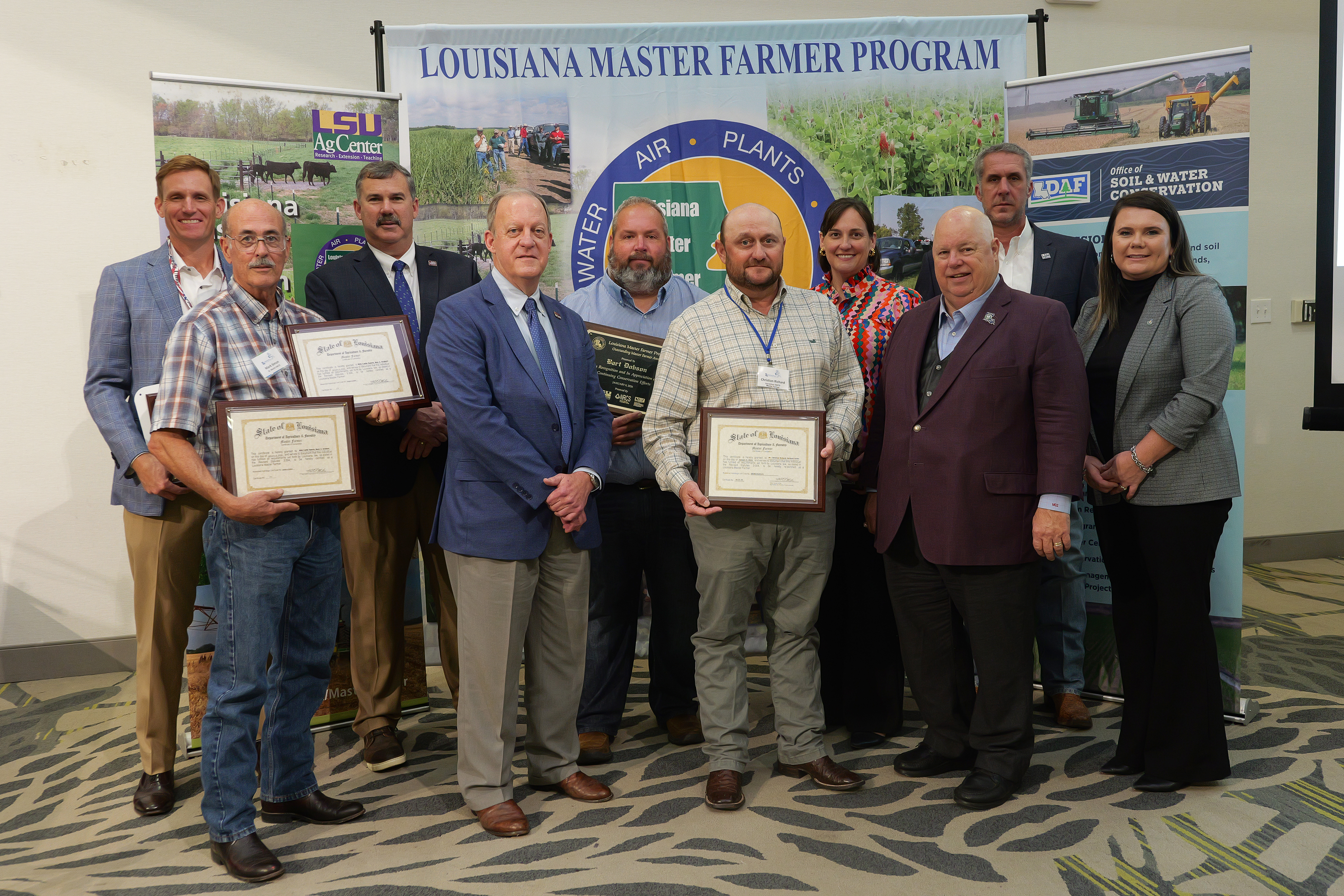 Louisiana Master Farmer Program participants honored at ceremony